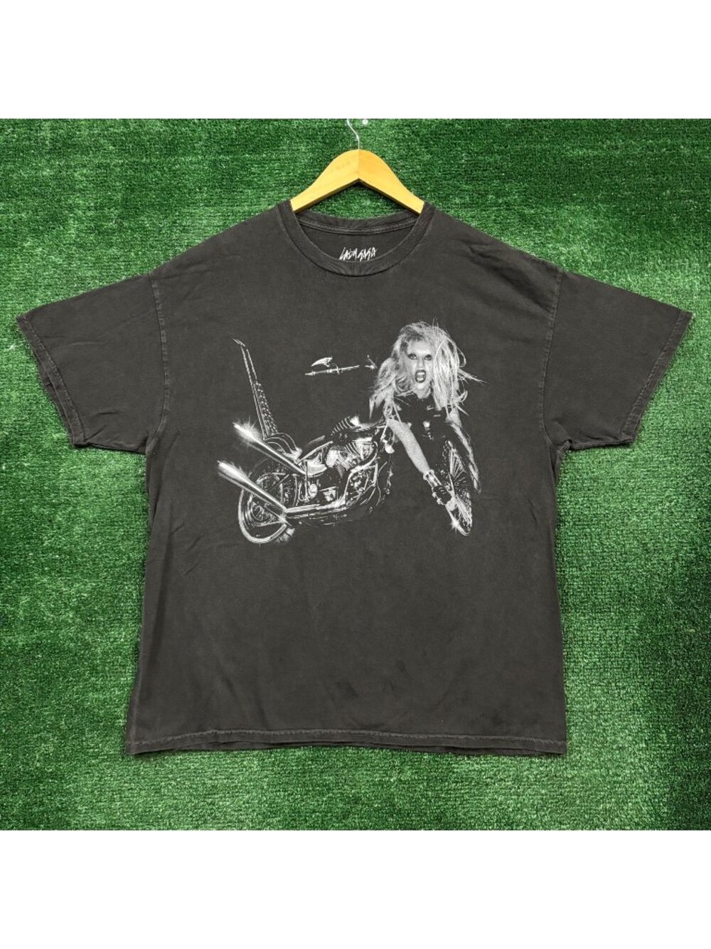 Lady Gaga Born This Way Double Sided T-Shirt Size Large